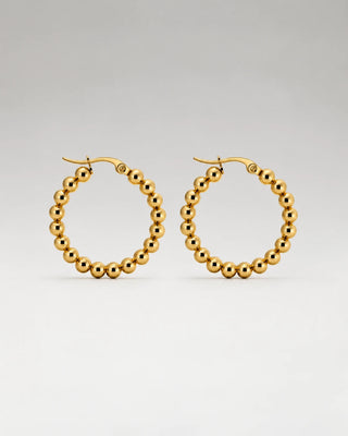 Ball Hoops 18K Guldbelagt