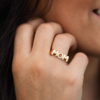 Mom Ring 18K Guldbelagt