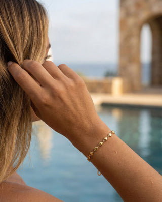 Love Chain Armbånd 18K Guldbelagt 4mm