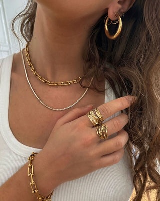 Unika Ring 18K Guldbelagt