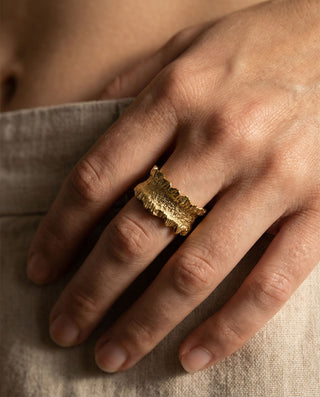 Crush Ring 18K Guldbelagt