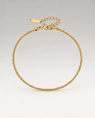 Elegant Beach Armbånd 18K Guldbelagt 2mm
