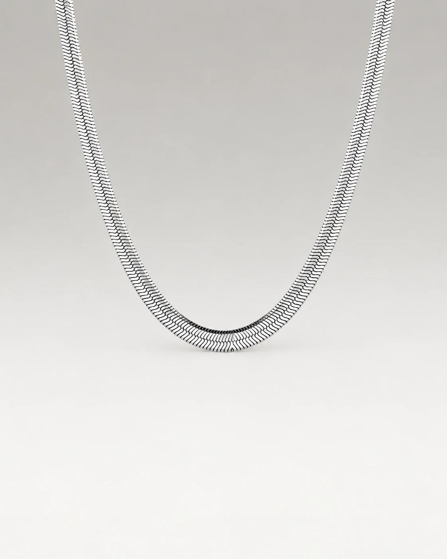 Flad Slange Choker 4mm