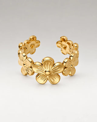 Flora Ring 18K Guldbelagt