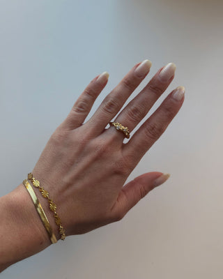 Krystal Zirkonia Ring 18K Guldbelagt