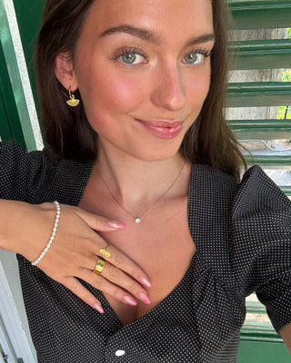 Minimalist Zirkonia Halskæde 18K Guldbelagt