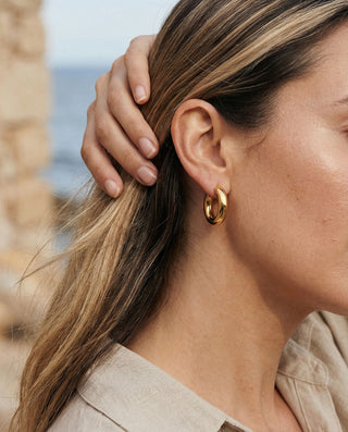 Klassisk Hoops 18K Guldbelagt