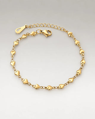 Love Chain Armbånd 18K Guldbelagt 4mm
