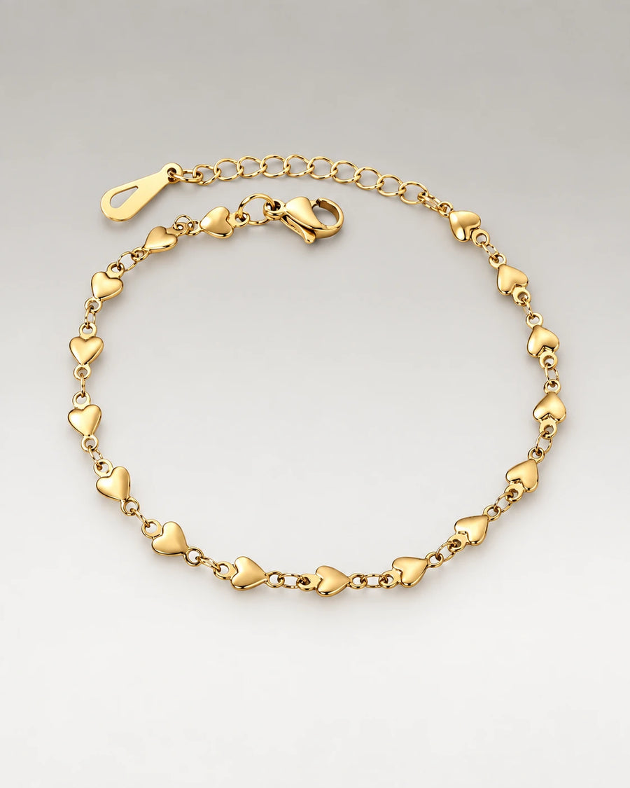 Love Chain Armbånd 18K Guldbelagt 4mm
