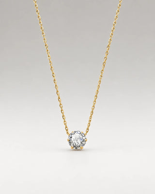 Minimalist Zirkonia Halskæde 18K Guldbelagt