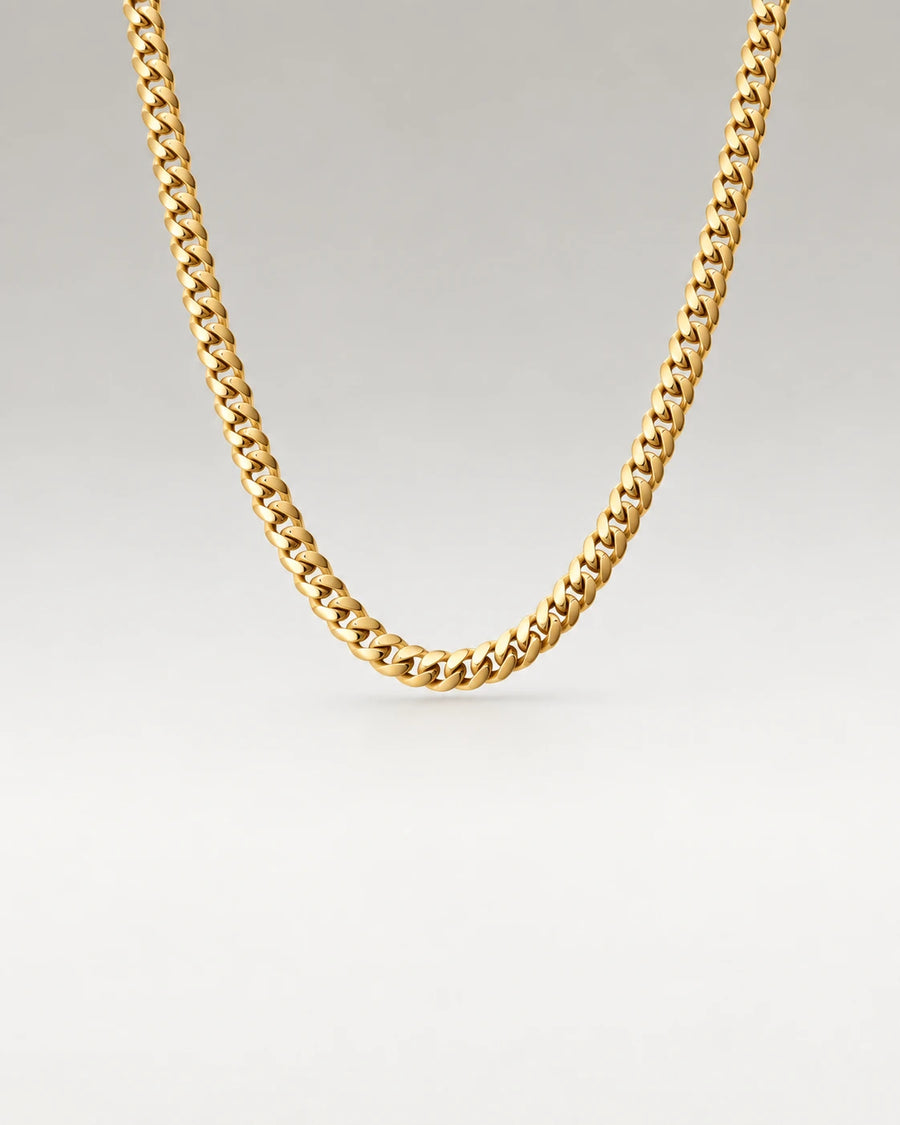 Panzer Choker 18K Guldbelagt 5mm