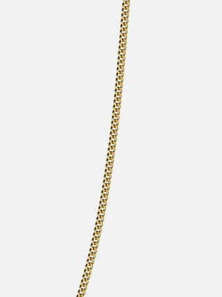 Sirocco Cuban Necklace 18K Guldbelagt 1.5mm