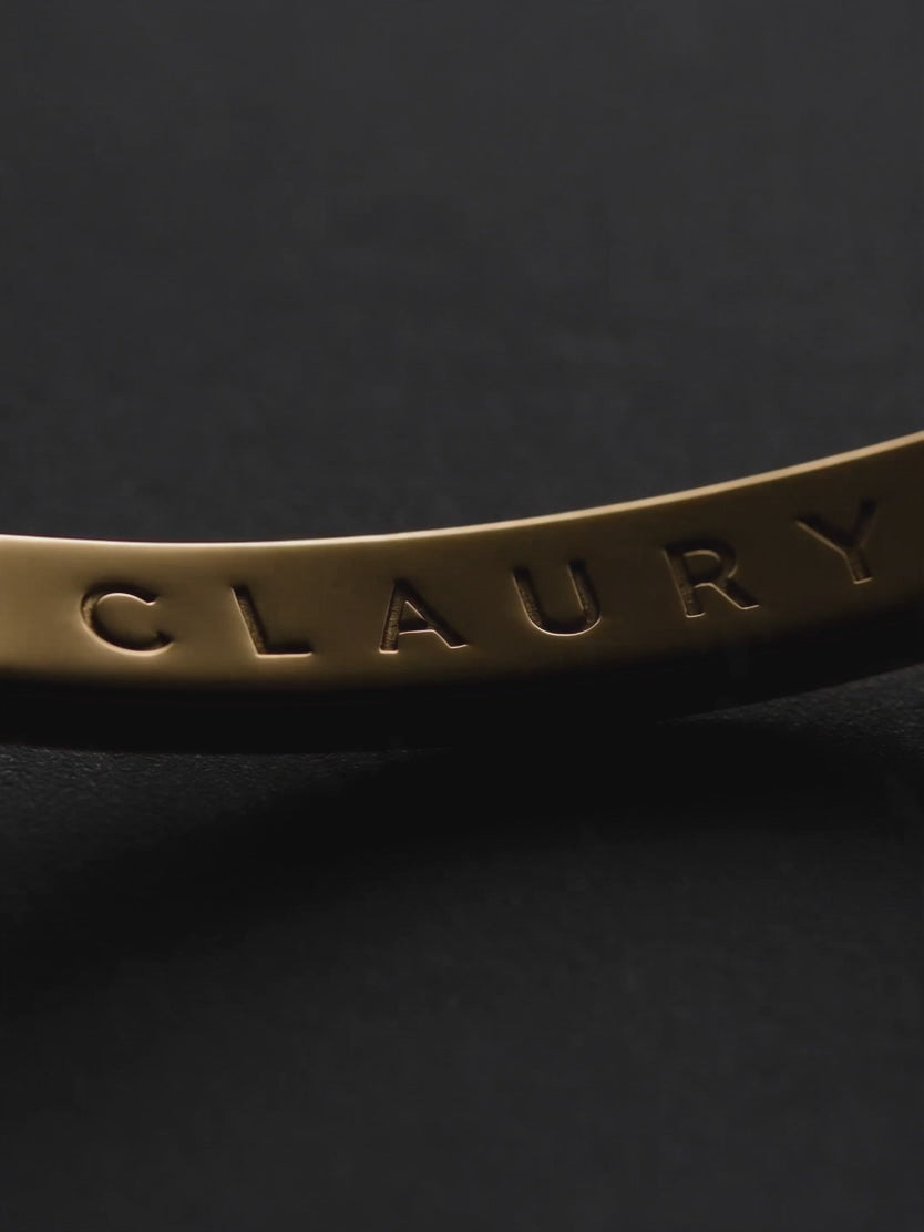 Video af Meltemi Slim Bangle i 18K guldbelagt
