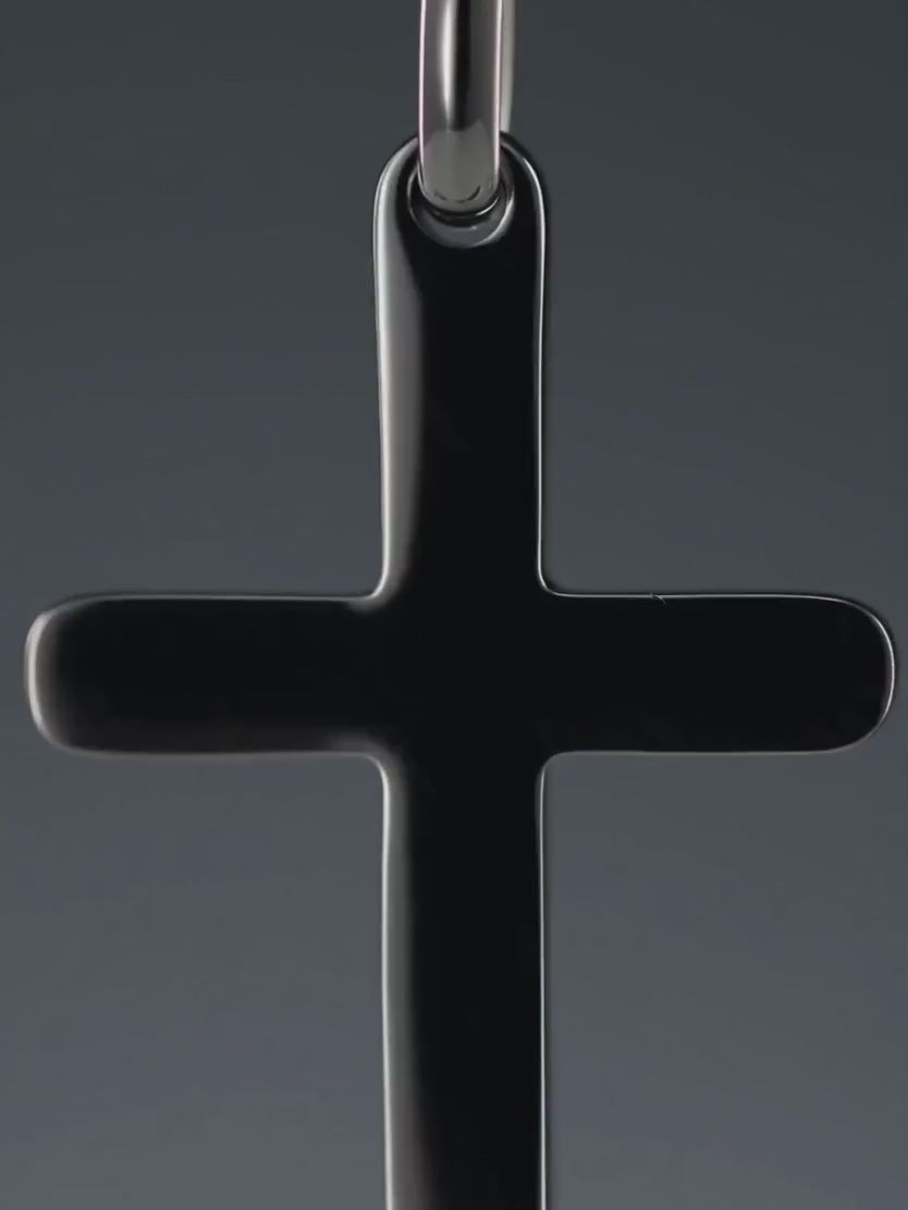 Video af Bora Cross Necklace i sølv