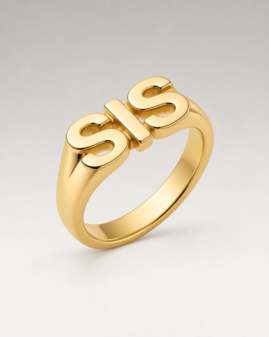 Sis Ring 18K Guldbelagt