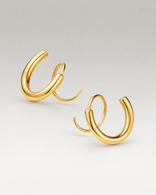 Spiral Piercing Øreringe 18K Guldbelagt