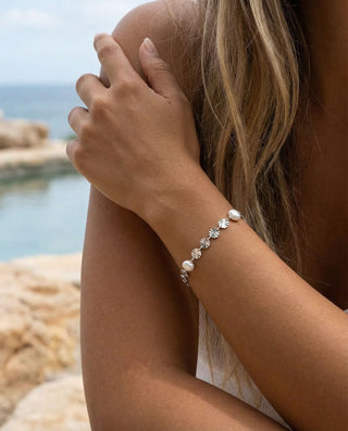 Sunburst Ferskvandsperle Armbånd