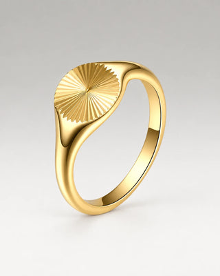 Sunburst Ring 18K Guldbelagt