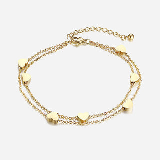 Love Armbånd 18K Guldbelagt 5mm