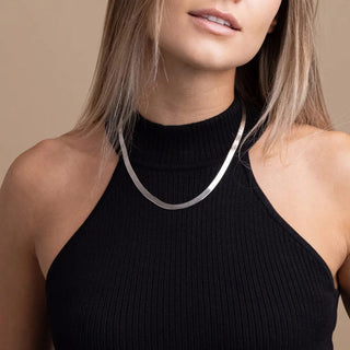 Flad Slange Choker 5mm