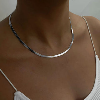 Flad Slange Choker 5mm